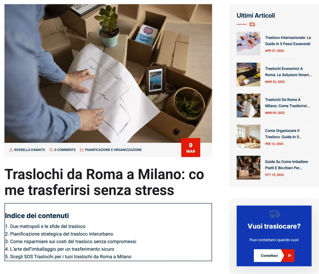 sos traslochi blog article one